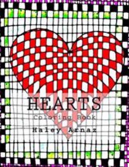 Hearts Coloring Book
