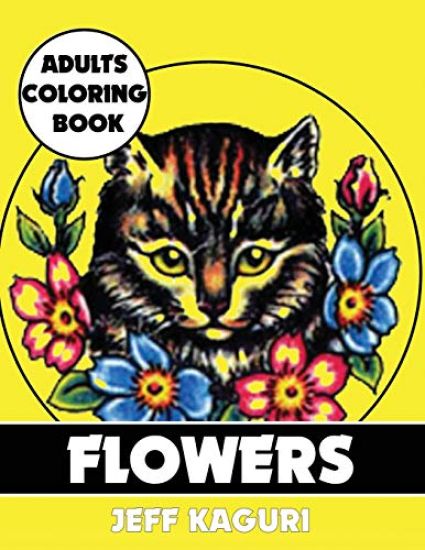Adults Coloring Book: Flowers