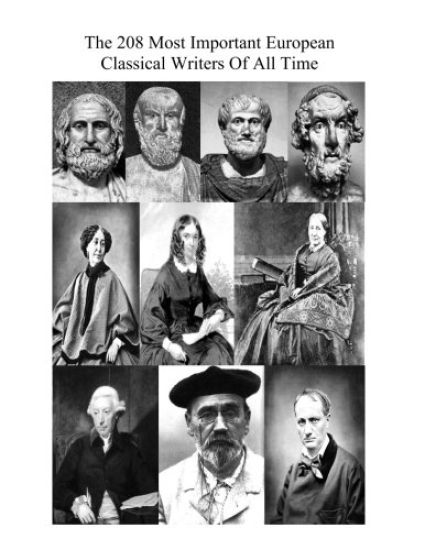 The 208 Most Important European Classical Writers Of All Time