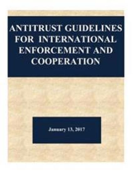 Antitrust Guidelines for International Enforcement and Cooperation