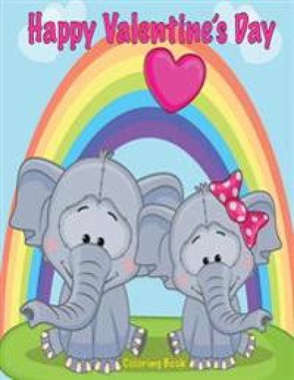 Happy Valentine's Day Coloring Book