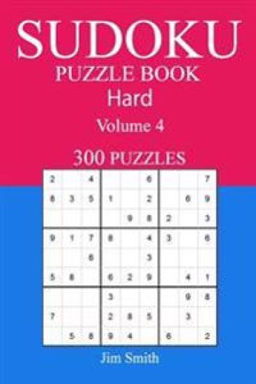 300 Hard Sudoku Puzzle Book: Volume 4
