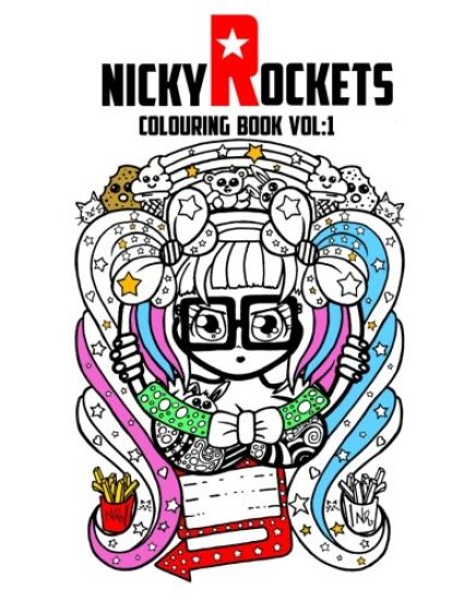 Nicky Rockets Colouring Book Vol 1