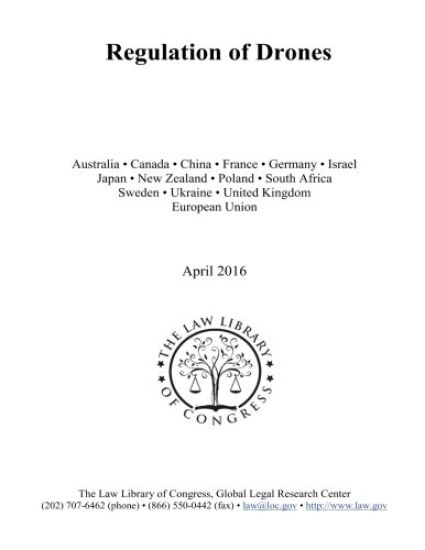 Regulation of Drones