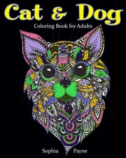 Cat & Dog Coloring Book for Adults