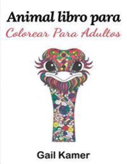 Animal Libro Para Colorear Para Adultos