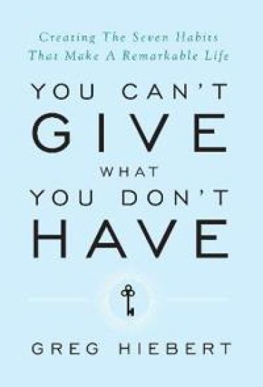 You Can't Give What You Don't Have