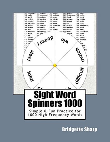 Sight Word Spinners 1000: Simple & Fun Practice for 1000 High Frequency Words