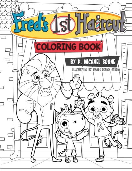 Fred's 1st Haircut (Coloring Book)