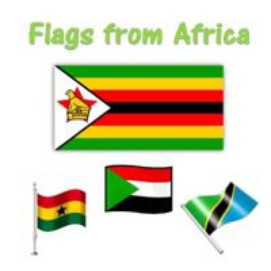 Flags from Africa