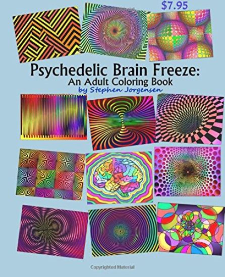 Psychedelic Brain Freeze, An Adult Coloring Book