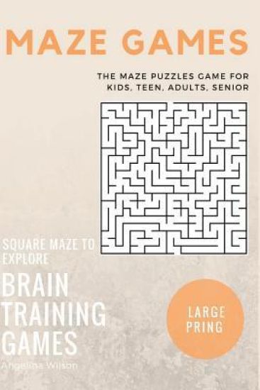 Maze Games: The Maze Puzzles Game for Kids, Teen, Adults, Senior, Brain Training Games, Square Maze to Explore