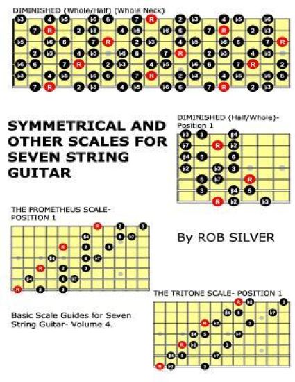 Symmetrical and Other Scales for Seven String Guitar