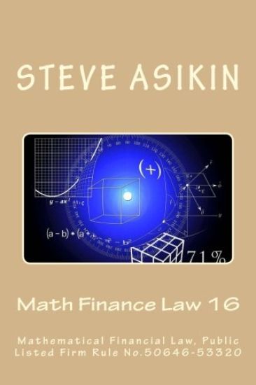 Math Finance Law 16: Mathematical Financial Law, Public Listed Firm Rule No.50646-53320