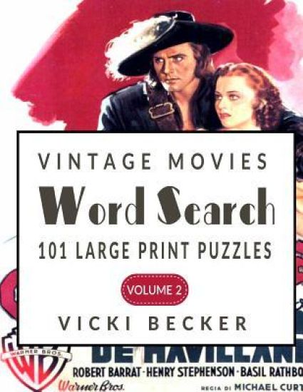 Vintage Movies Word Search: 101 Large Print Word Search Puzzles