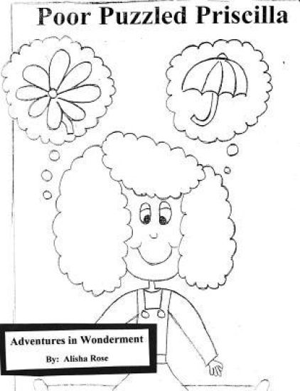 Poor Puzzled Priscilla: Coloring Book