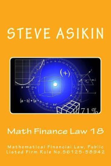 Math Finance Law 18: Mathematical Financial Law, Public Listed Firm Rule No.56125-58942