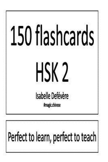 150 flashcards HSK 2