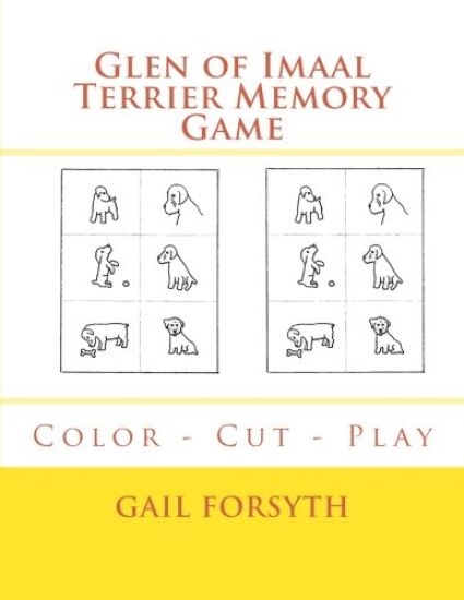 Glen of Imaal Terrier Memory Game: Color - Cut - Play