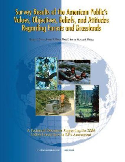 Survey Results of the American Public's Values, Objectives, Beliefs, and Attitudes Regarding Forests and Grasslands: A Technical Document Supporting t