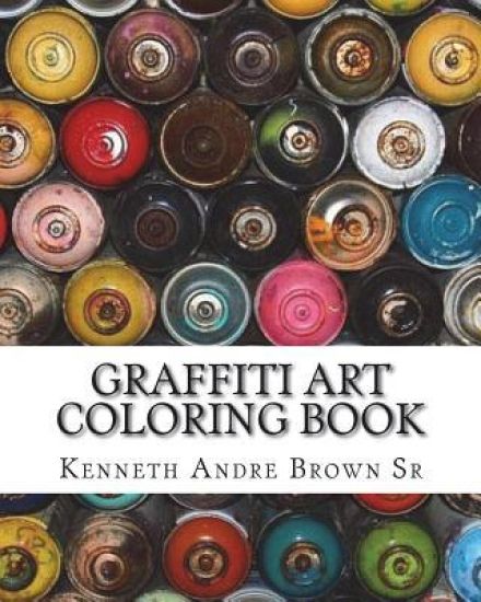 graffiti art coloring book
