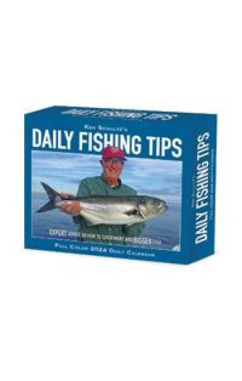 Ken Schultz's Daily Fishing Tips 2024 6.2 X 5.4 Box Calendar
