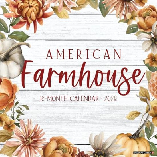 American Farmhouse 2026 Wall Calendar