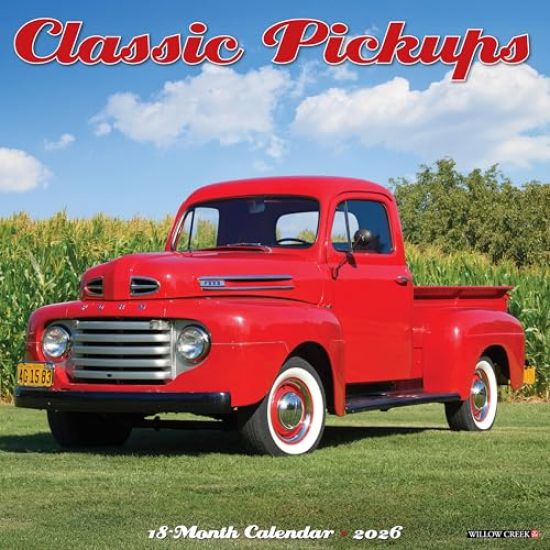 Classic Pickups 2026 Wall Calendar