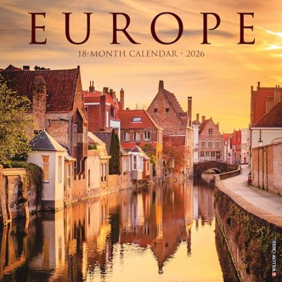 Europe 2026 Wall Calendar