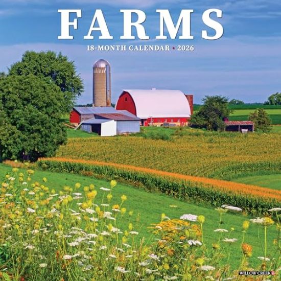 Farms 2026 12 X 12 Wall Calendar