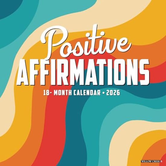 Positive Affirmations 2026 Wall Calendar