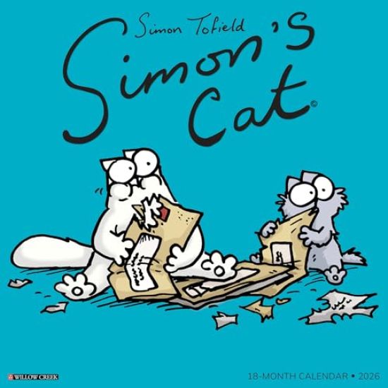 Simon's Cat 2026 Wall Calendar