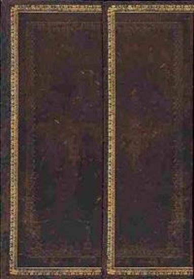 Black Moroccan (Old Leather Collection) Mini Lined Journal