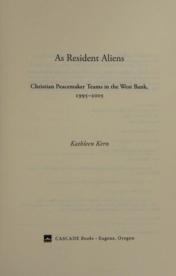 As Resident Aliens