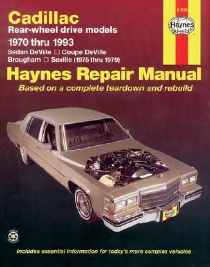 Cadillac Rear-Wheel Drive (70 - 93)