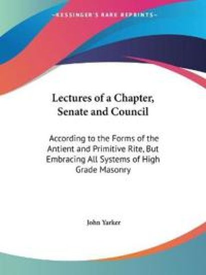 Lectures of a Chapter, Senate