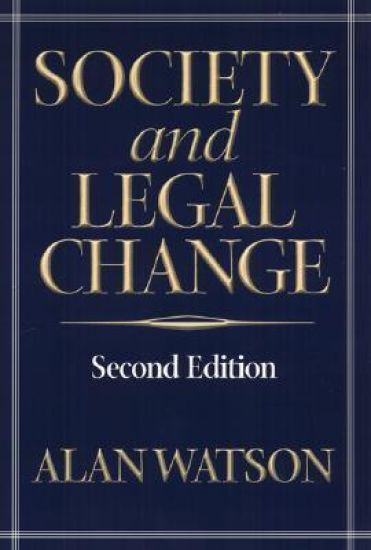 Society And Legal Change 2Nd Ed