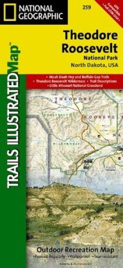 Theodore Roosevelt National Park Map