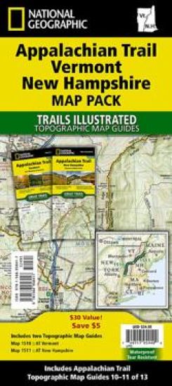 Appalachian Trail: Vermont, New Hampshire [map Pack Bundle]