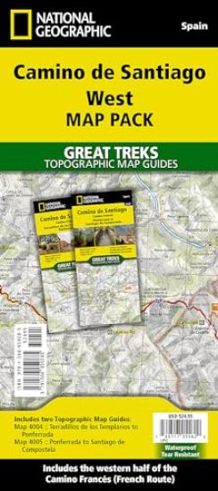 Camino de Santiago - Camino Frances West Map Pack Bundle