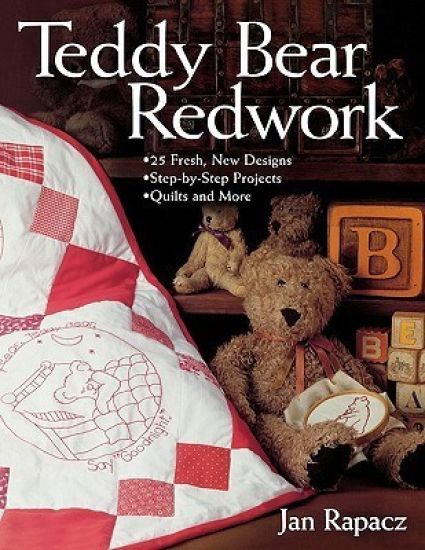 Teddy Bear Redwork