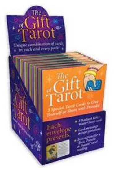 The Gift of Tarot, 3 Card Tarot Readings, Display of 50 Envelopes