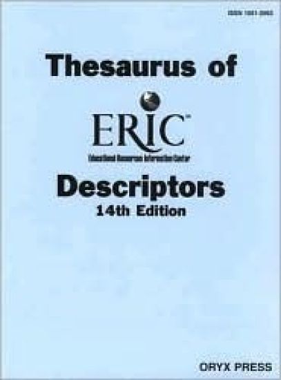 Thesaurus of ERIC Descriptors, 14th Edition
