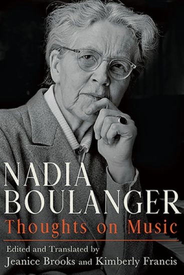 Kansikuva: Nadia Boulanger
