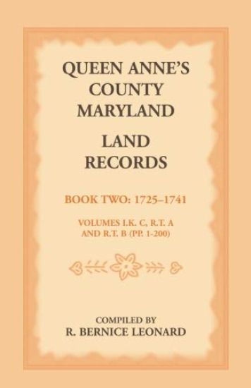 Queen Anne's County, Maryland Land Records, Book 2