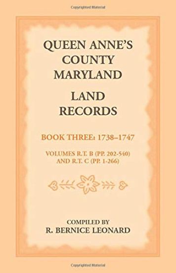 Queen Anne's County, Maryland Land Records, Book 3