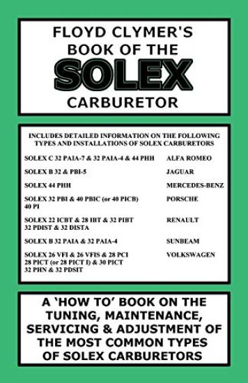 Floyd Clymer's Book of the Solex Carburetor