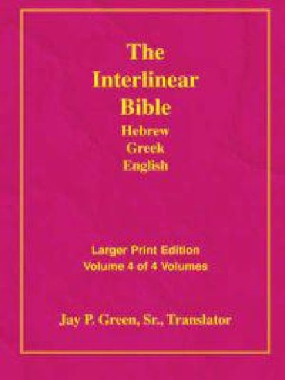 Larger Print Bible-Il-Volume 4