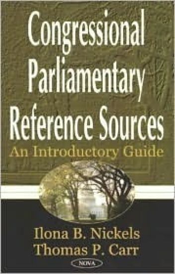 Congressional Parlimentary Reference Sources