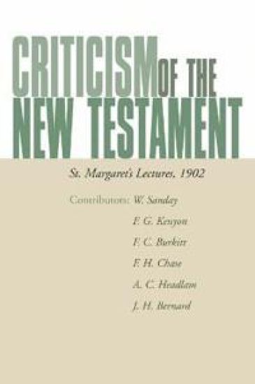 Criticism of the New Testament